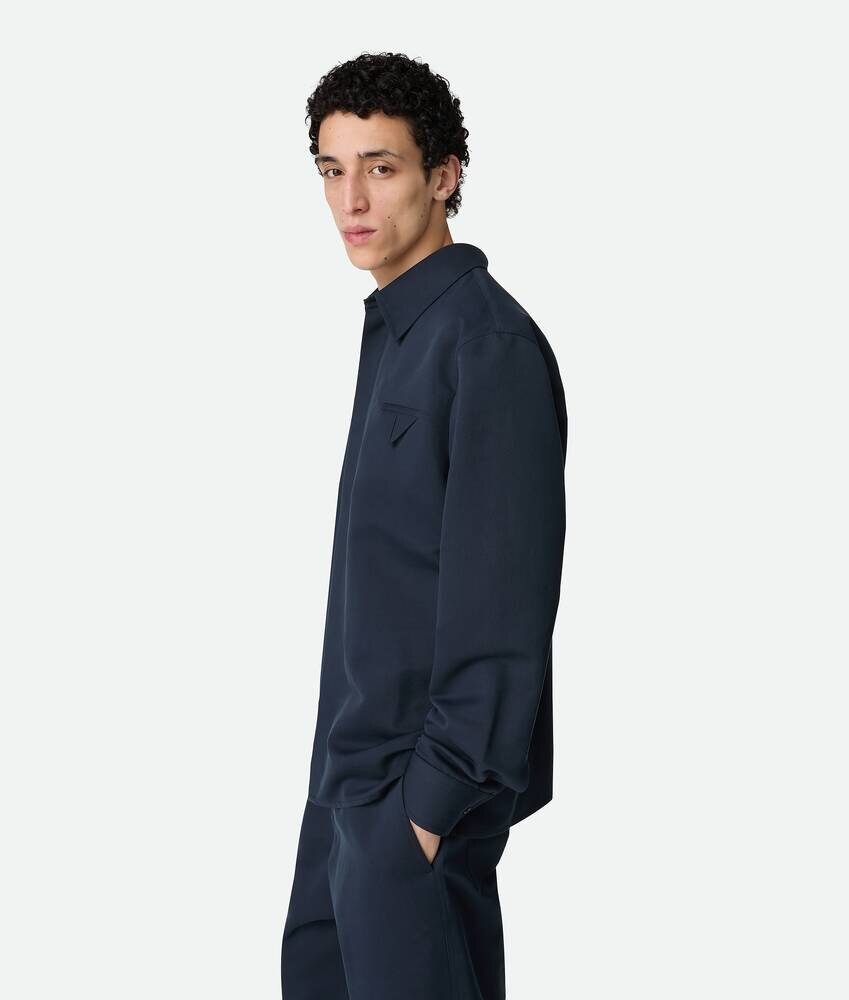 Silk And Cotton Twill Shirt