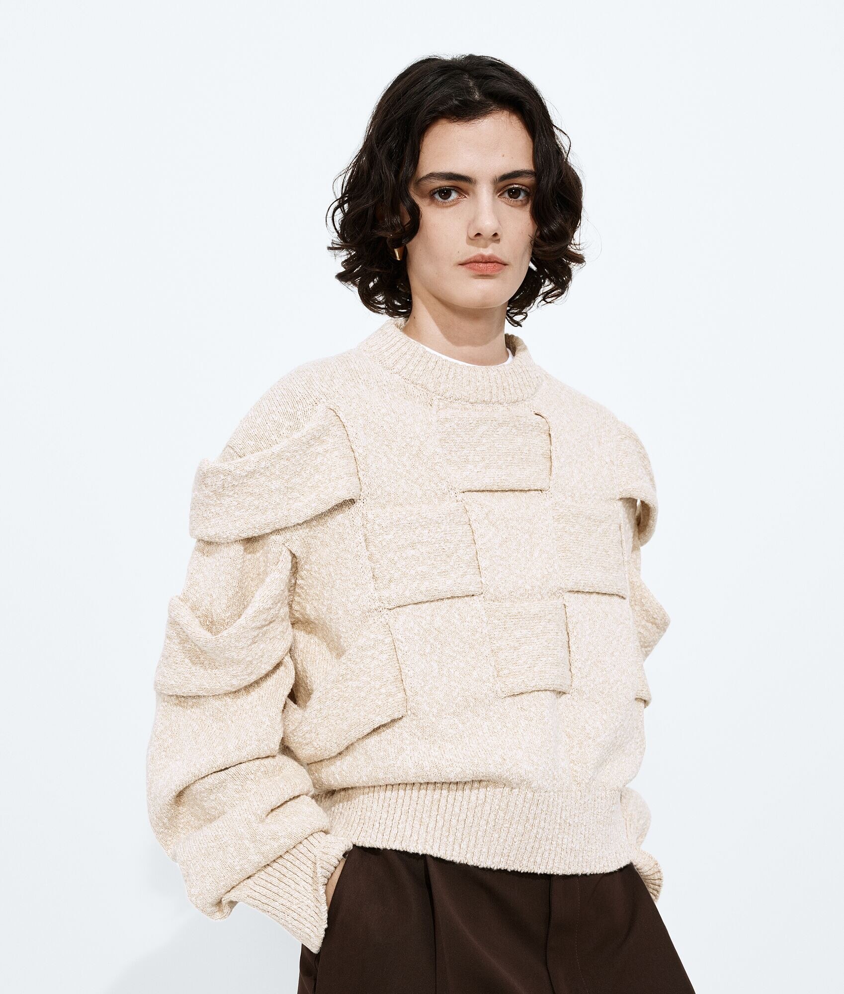 Cotton Intrecciato Sweater