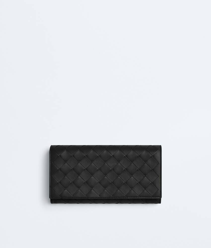 Intrecciato Large Flap Wallet
