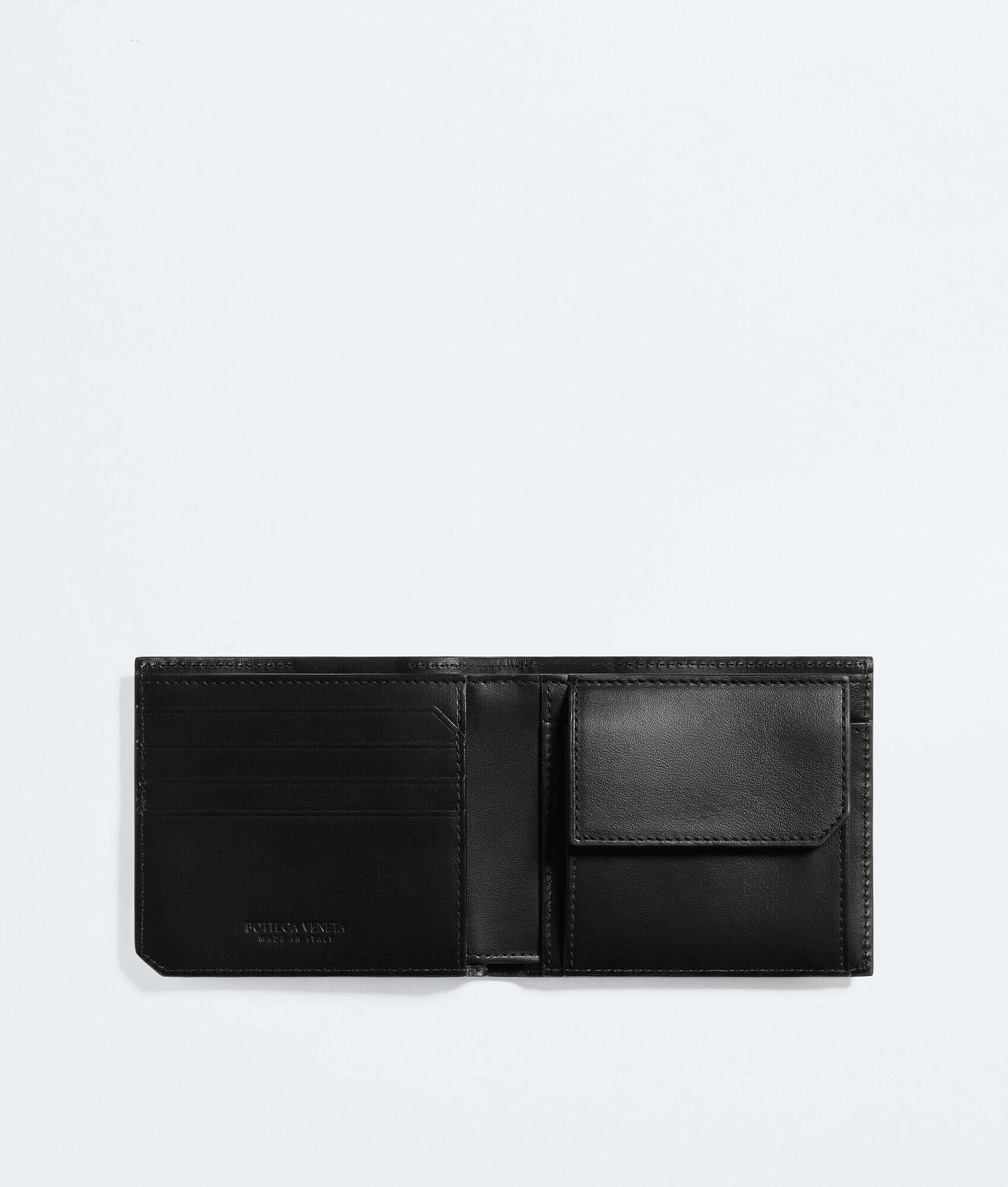 Intrecciato Piccolo Bi-Fold Wallet With Coin Purse