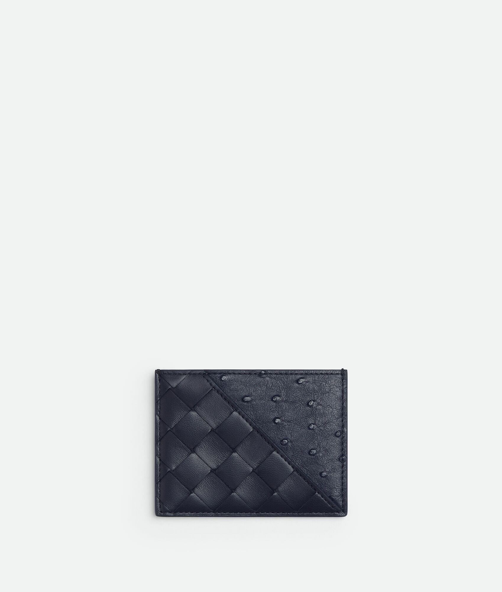 Intrecciato Diagonal Credit Card Case