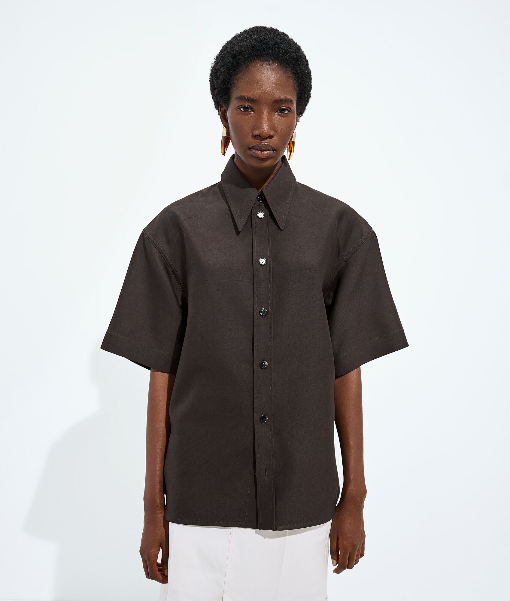 Wool and Silk Toile Shirt