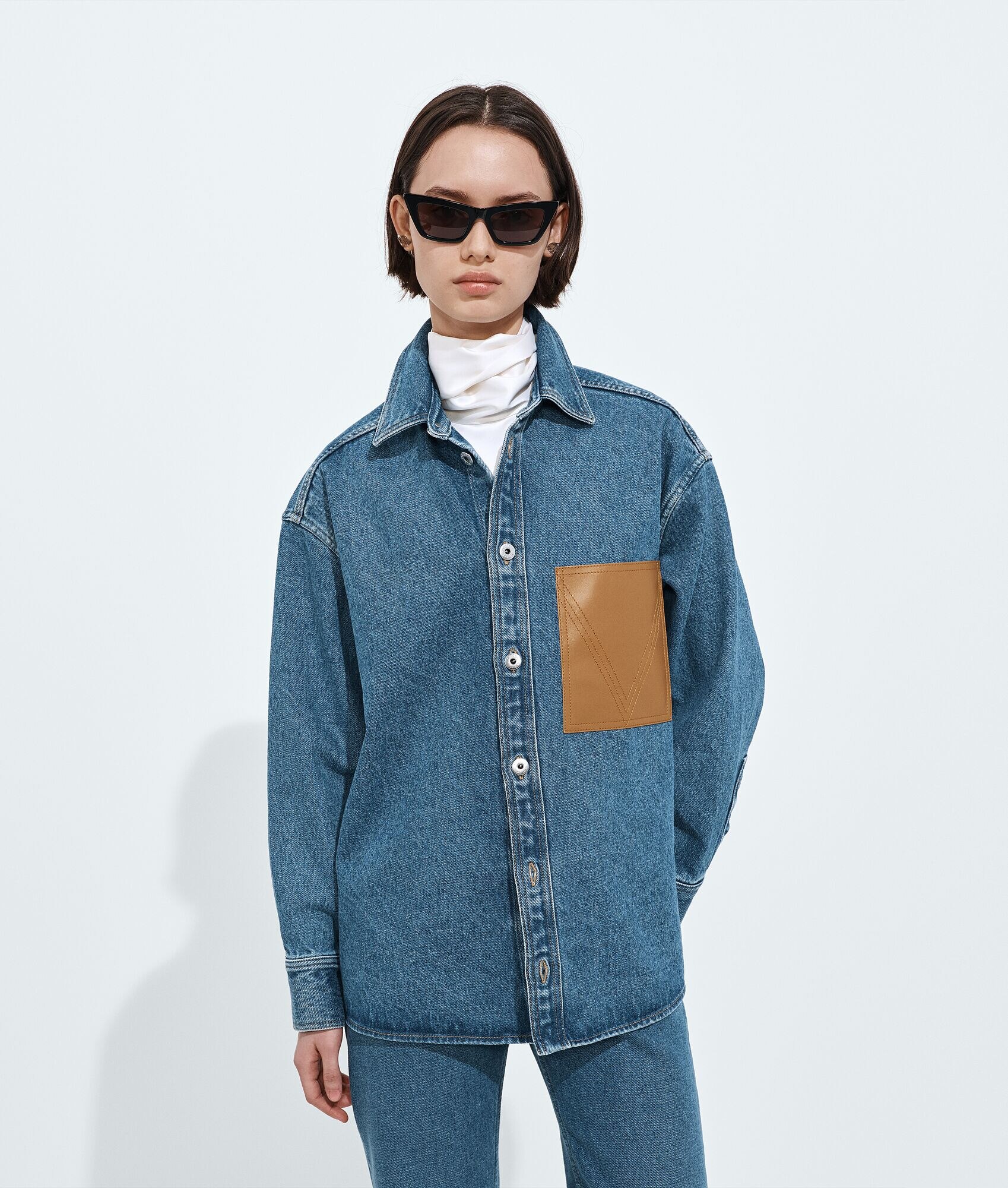 Medium Indigo Denim Shirt