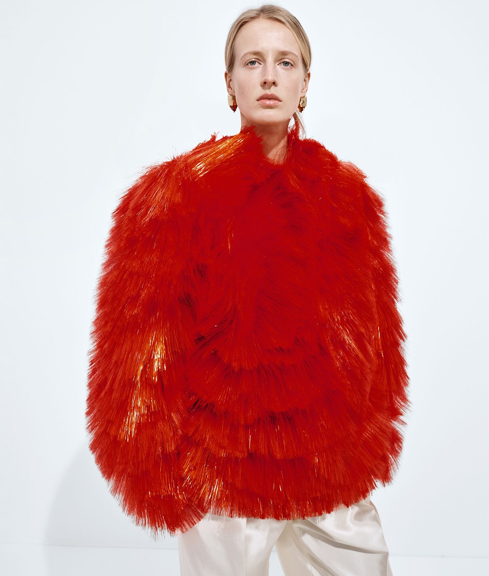 Fringed Embroidery Top