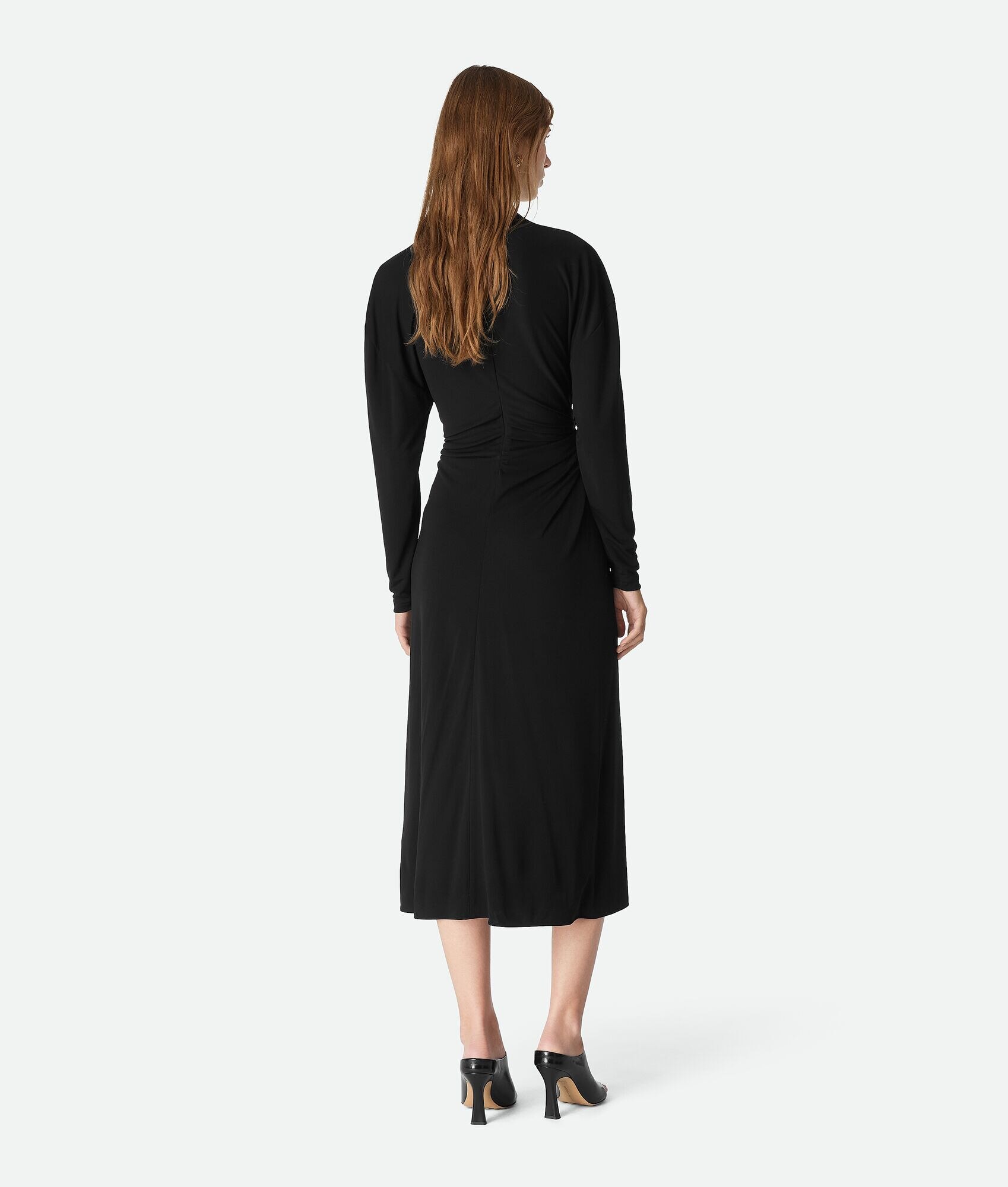 Crepe Viscose Jersey Dress