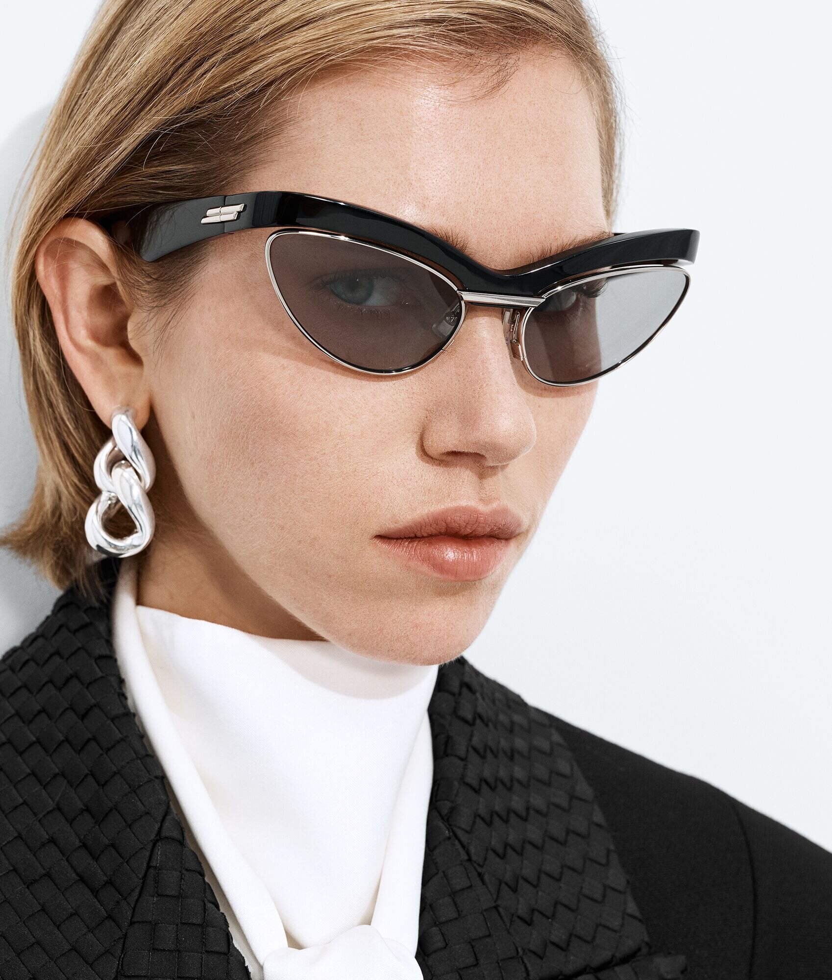 Duo Angle Cat Eye Sunglasses