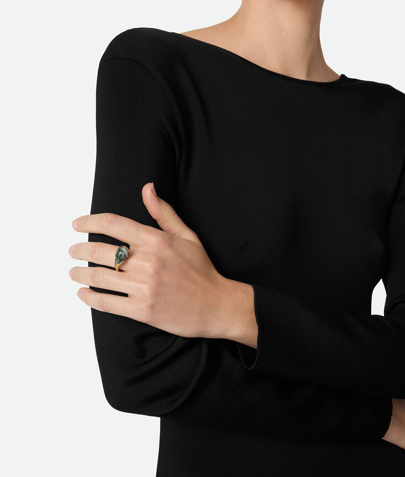 Small Drop Marble Ring