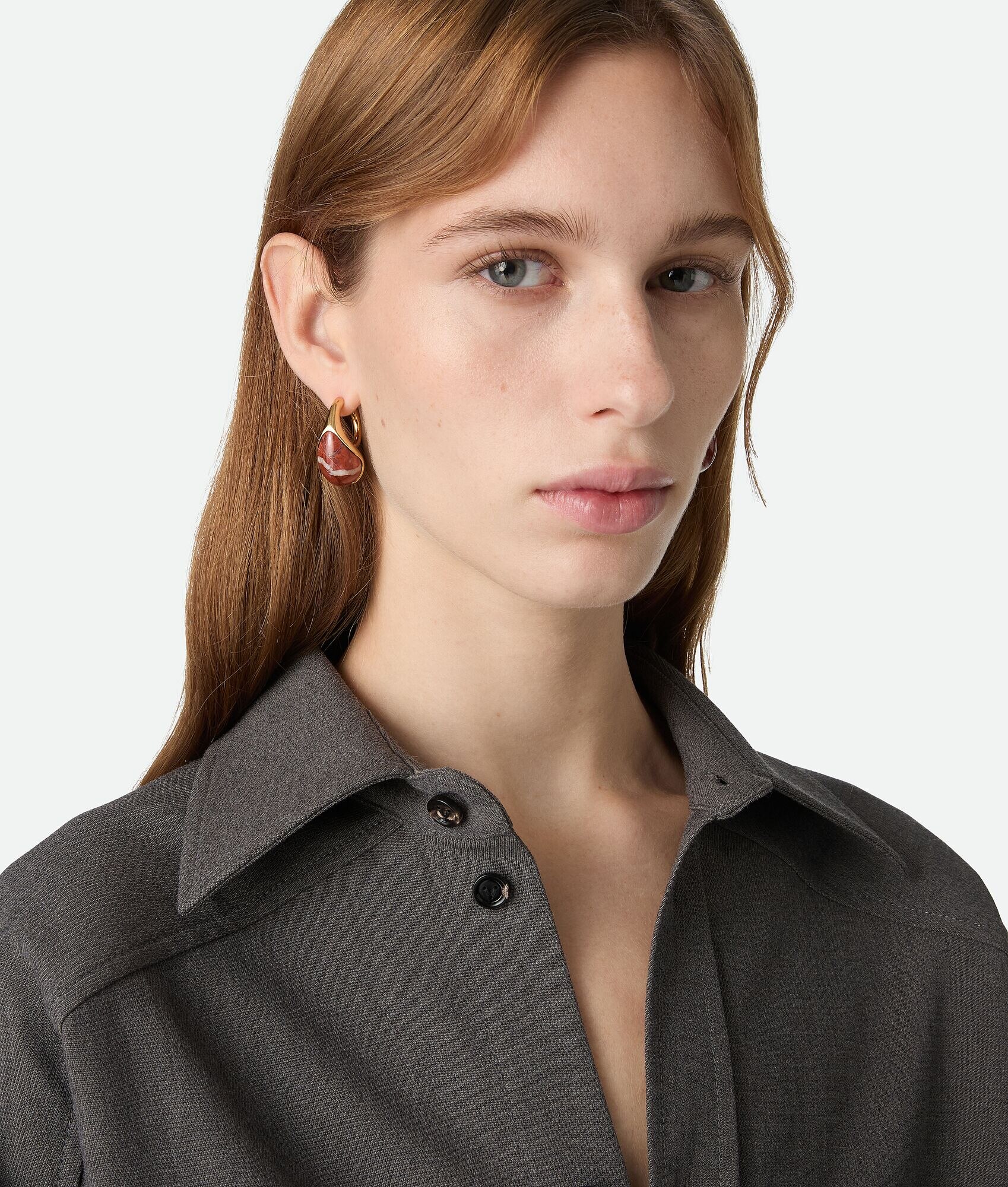 Drop Marble Earrings