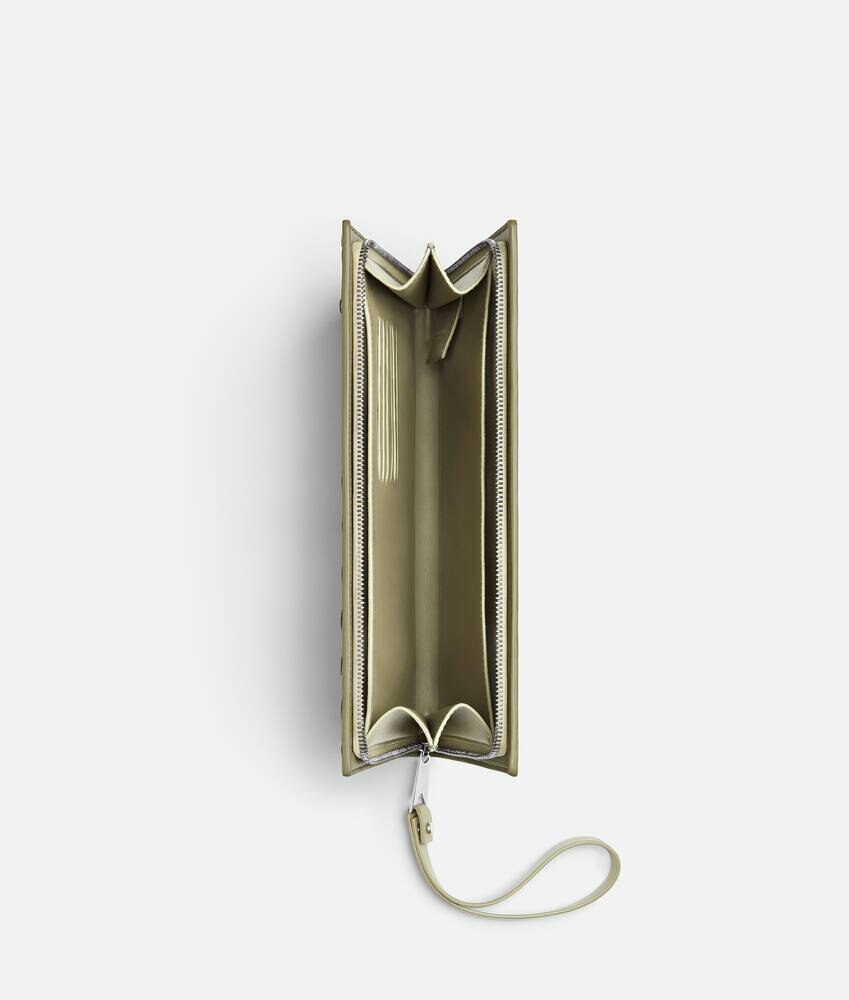 Small Intrecciato Document Case With Wristlet