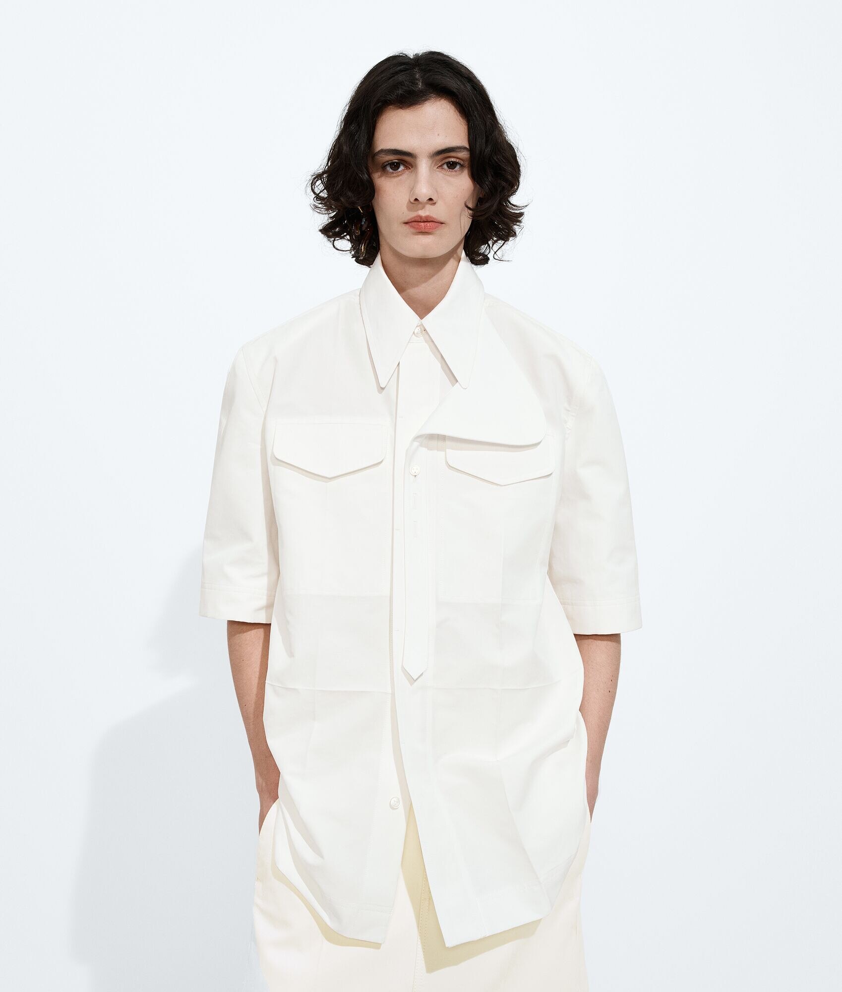 Compact Cotton Toile Shirt