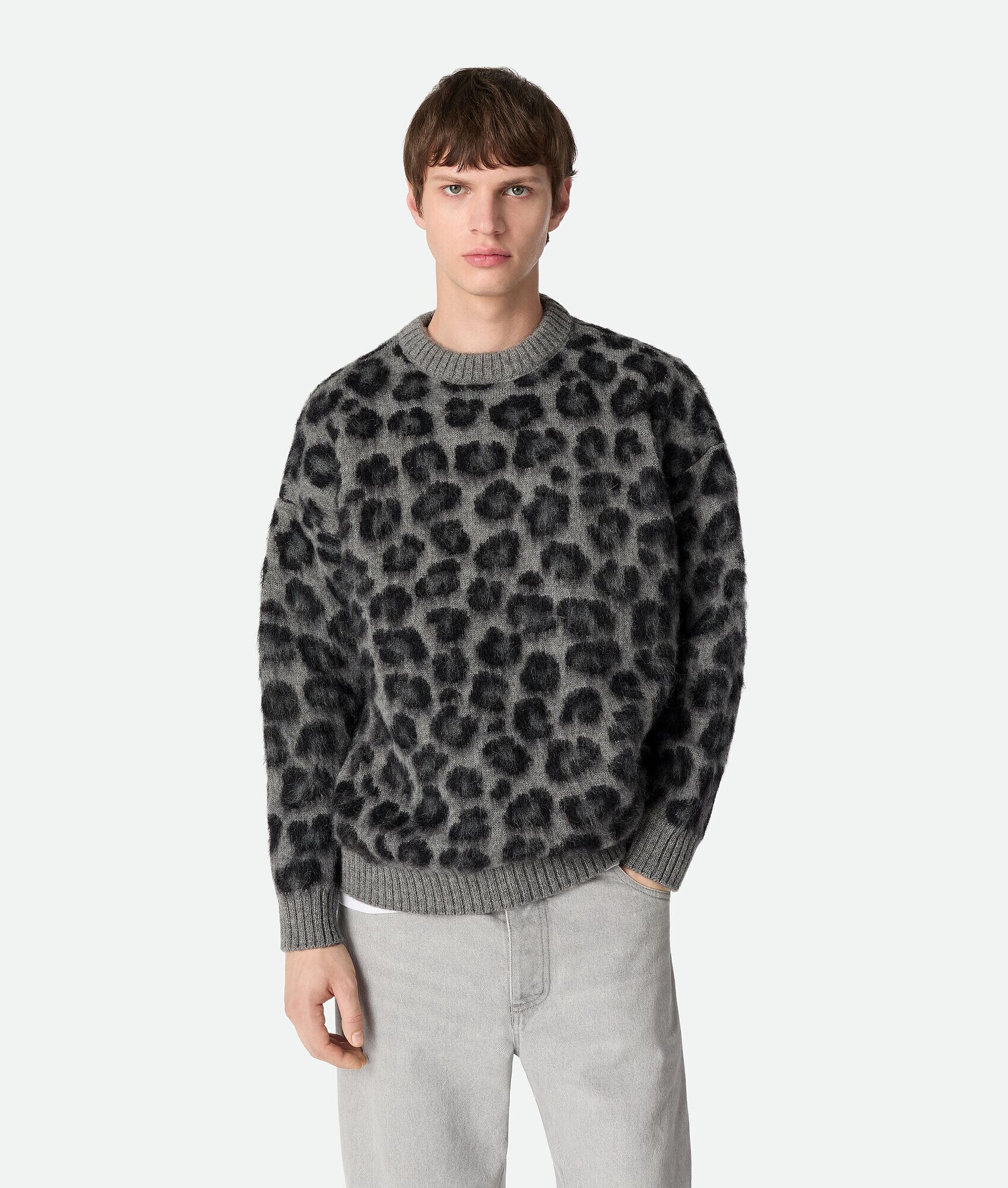 Mohair Leopard Sweater
