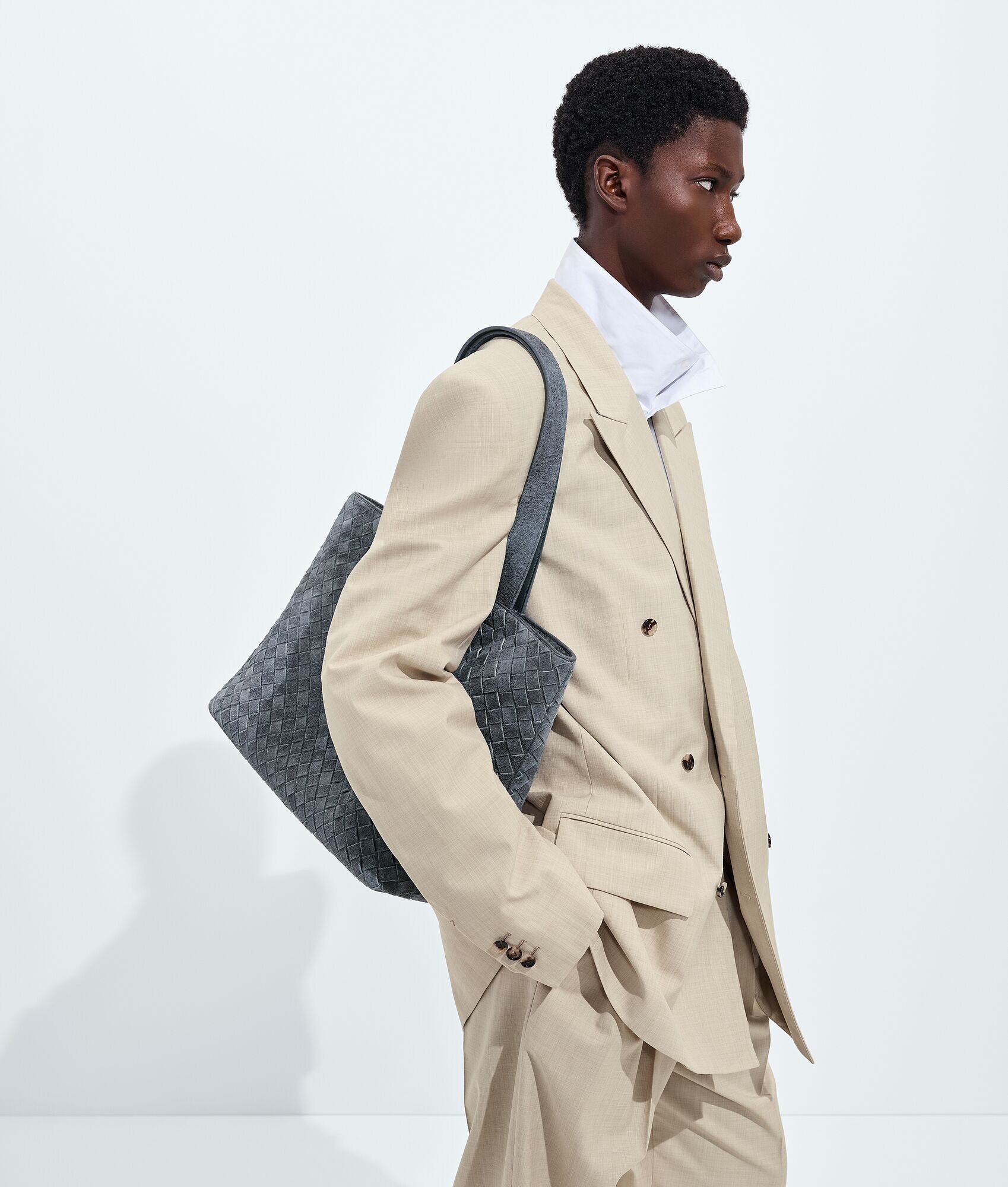 Small Intrecciato Zipped Tote