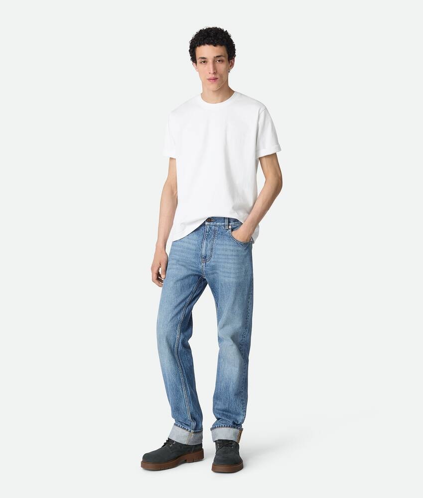 Vintage Indigo Straight Jeans