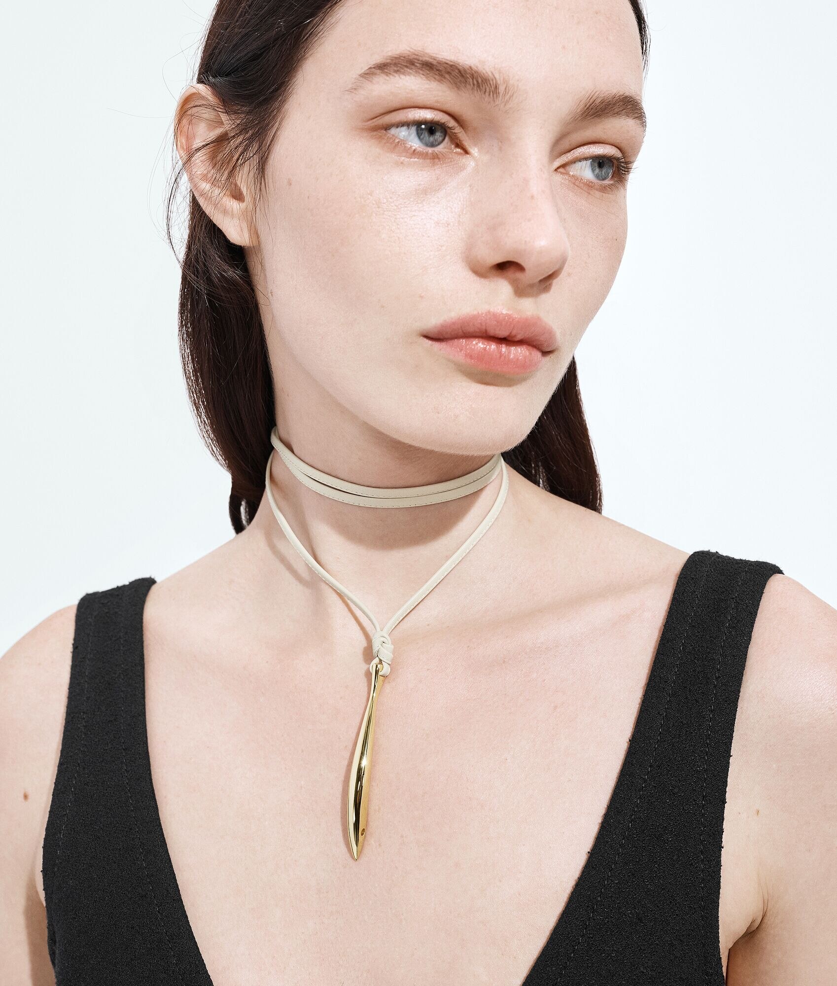 Sardine Leather Necklace