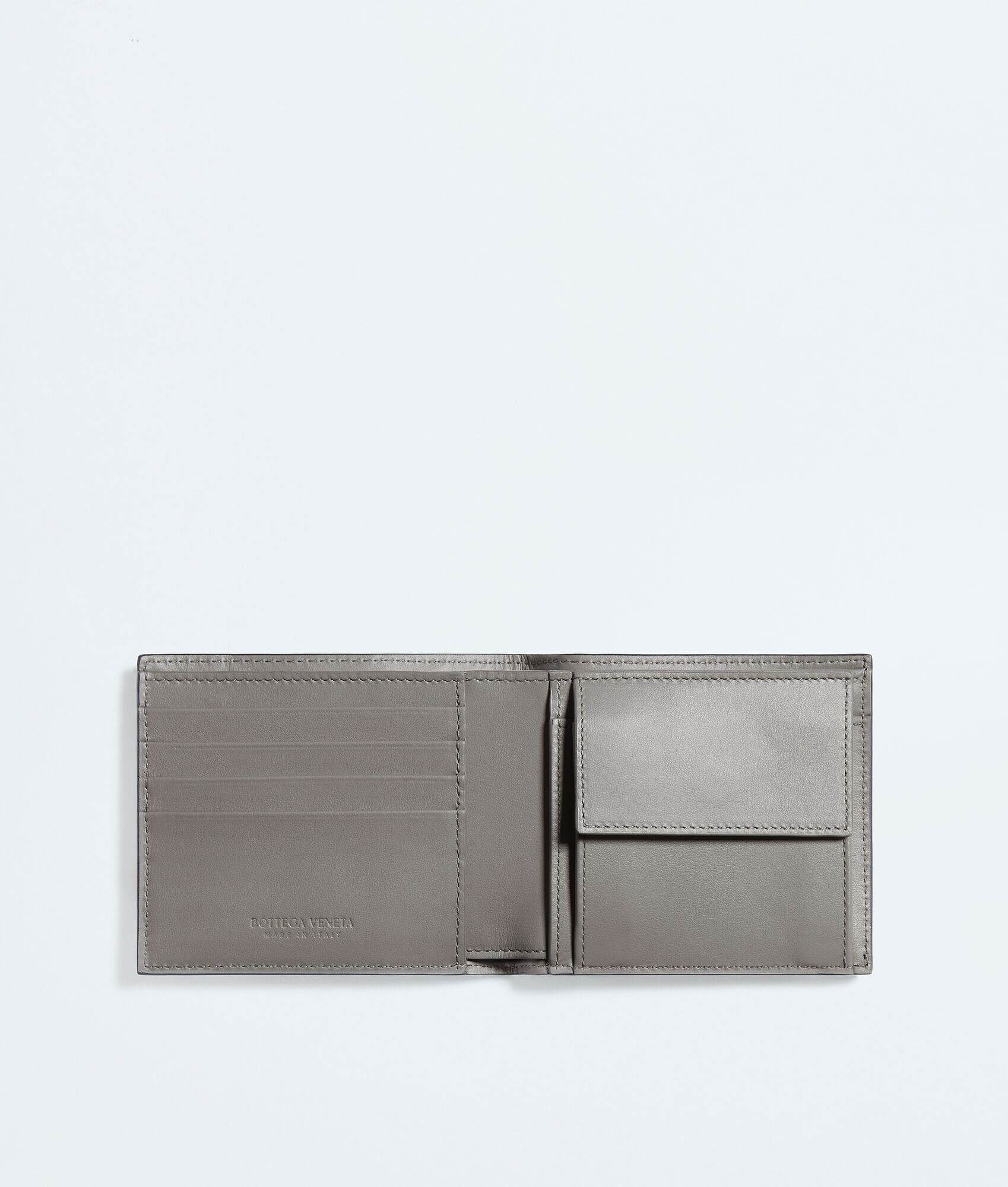Intrecciato Bi-Fold Wallet With Coin Purse