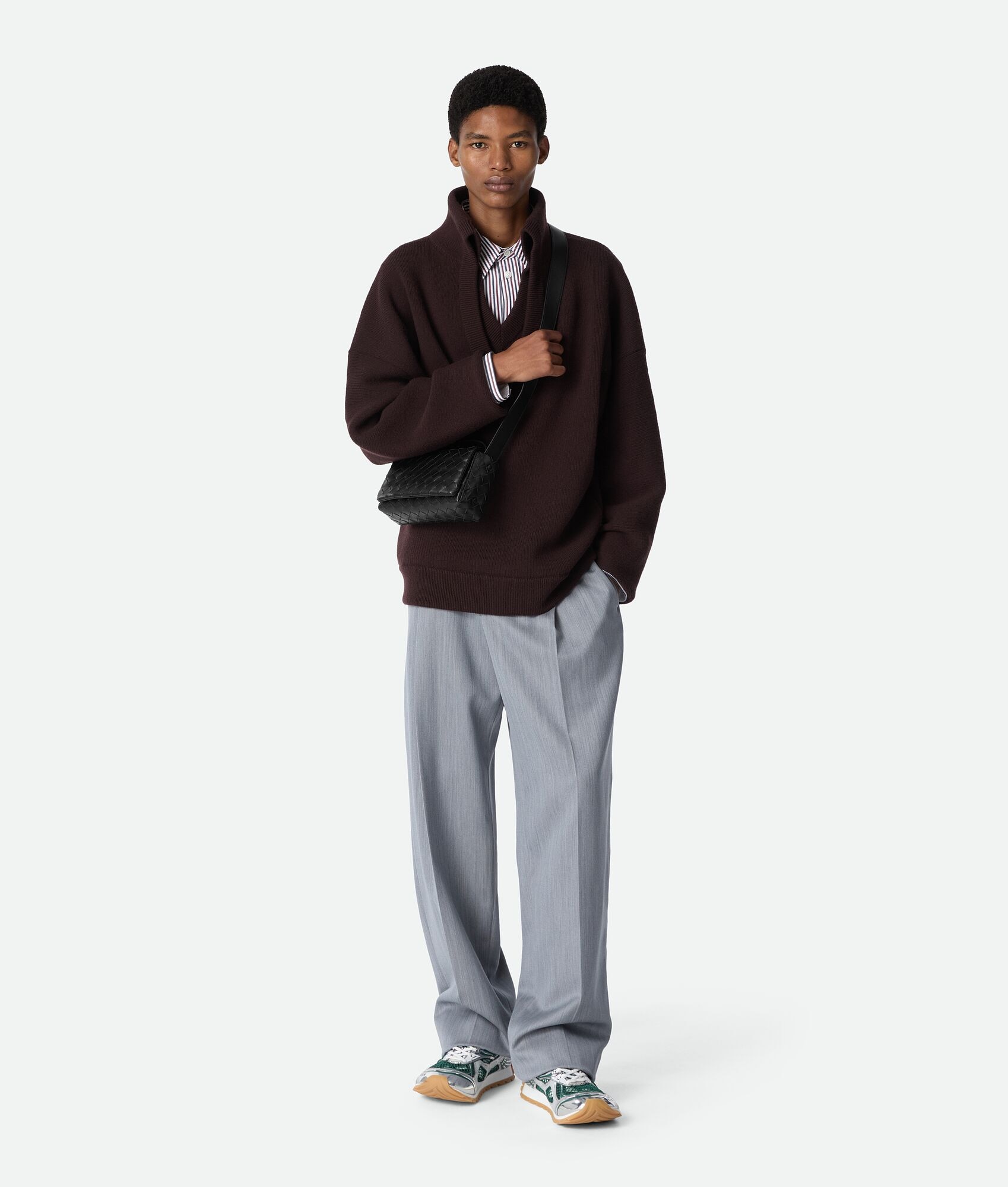 Intrecciato Mini Bag With Flap