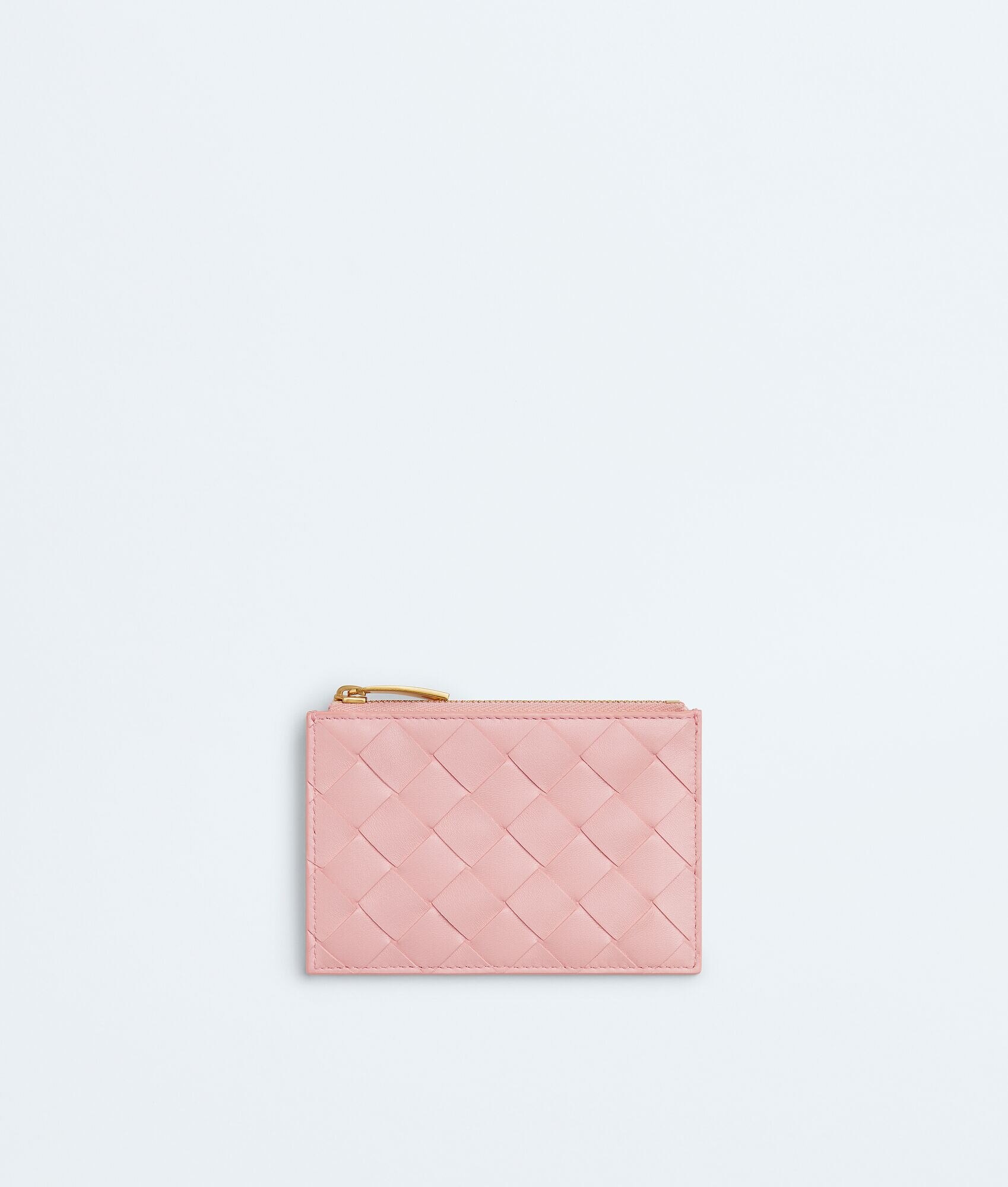 Intrecciato Zipped Card Case