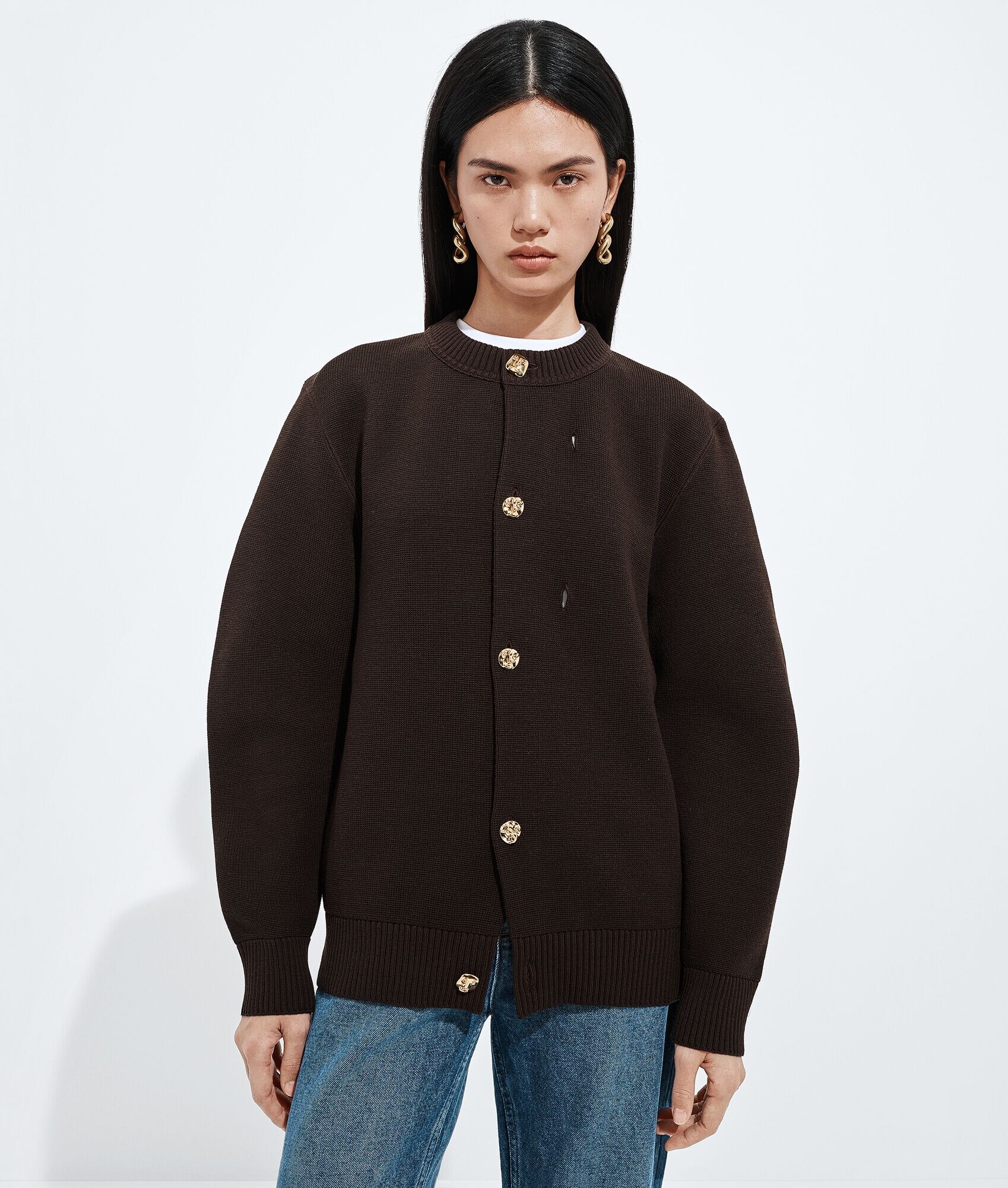 Wool and Cotton Cardigan