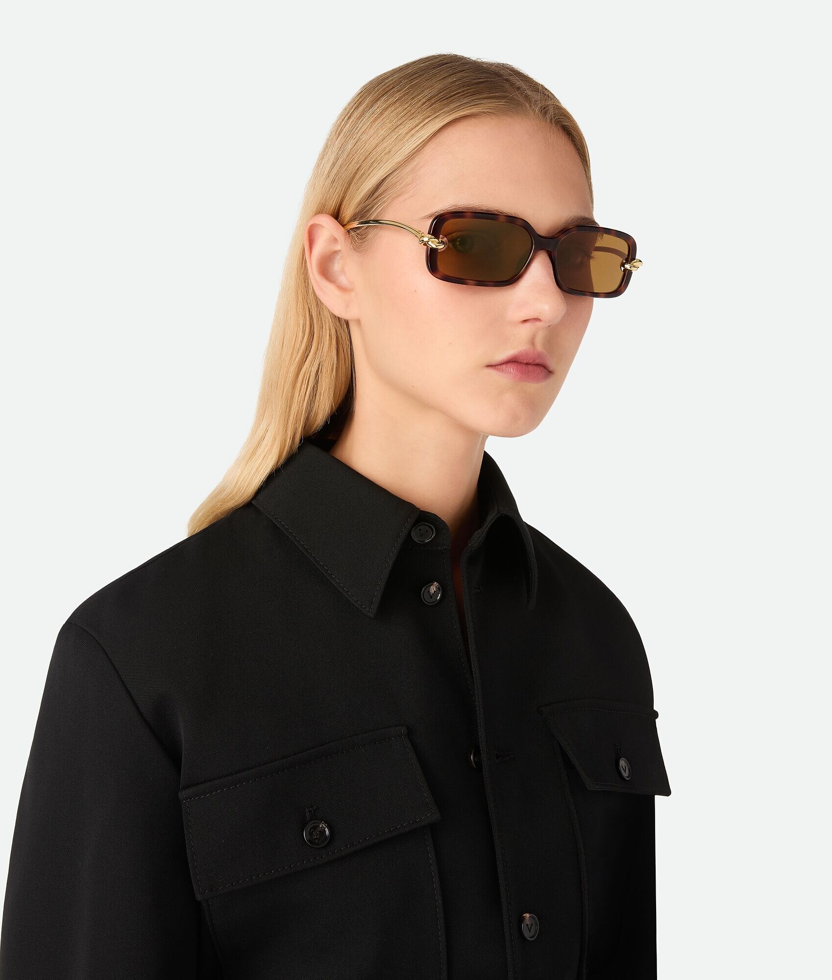Knot Rectangular Sunglasses