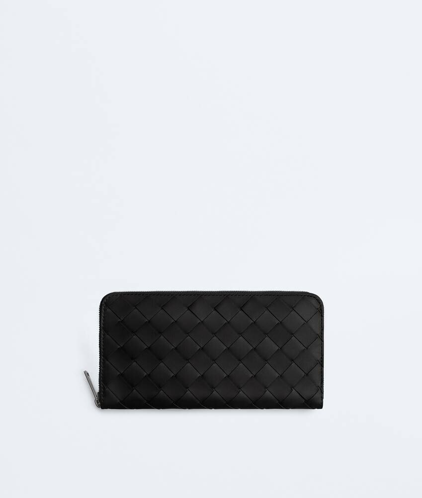 Intrecciato Zip Around Wallet
