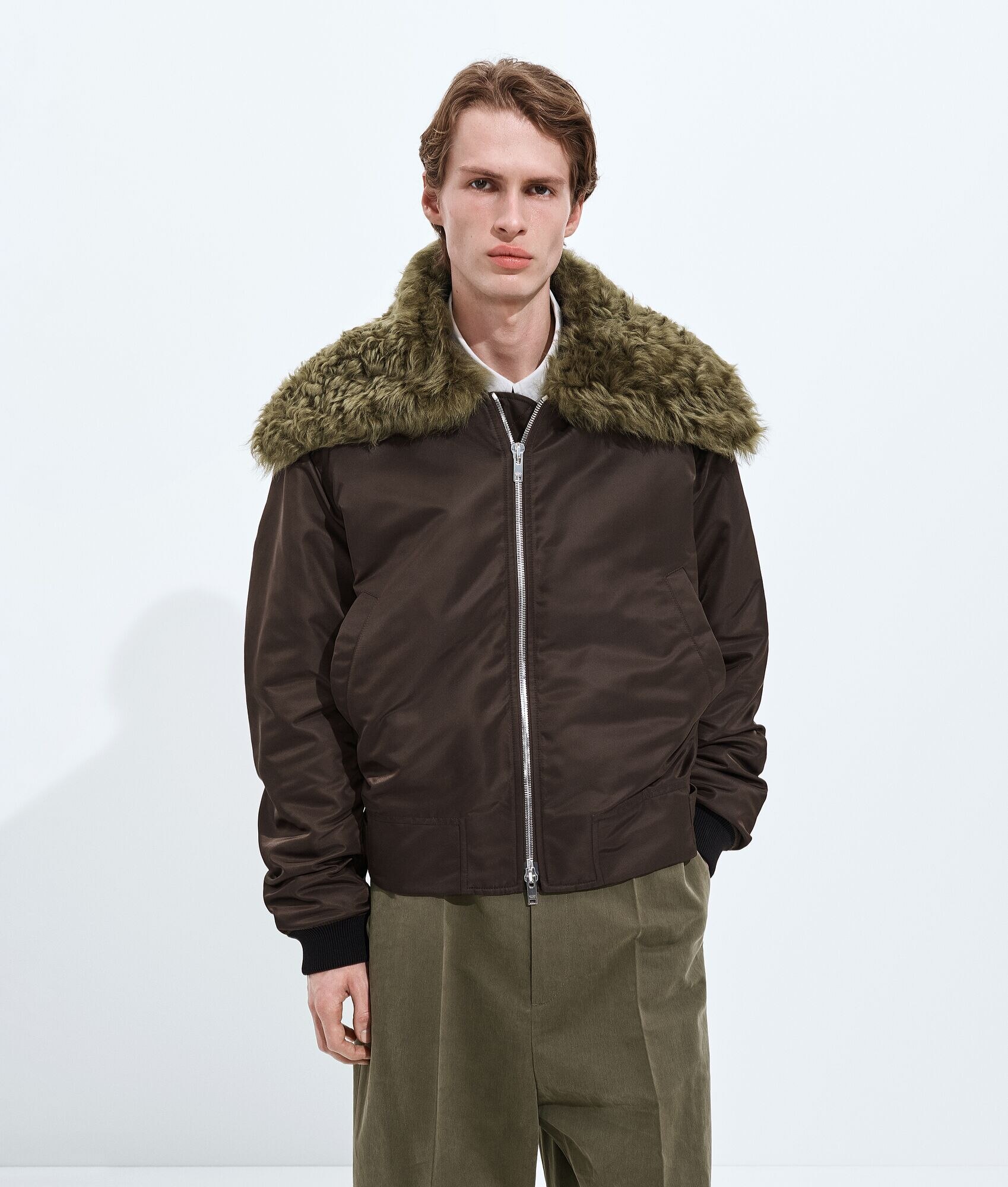 Padded Nylon Bomber