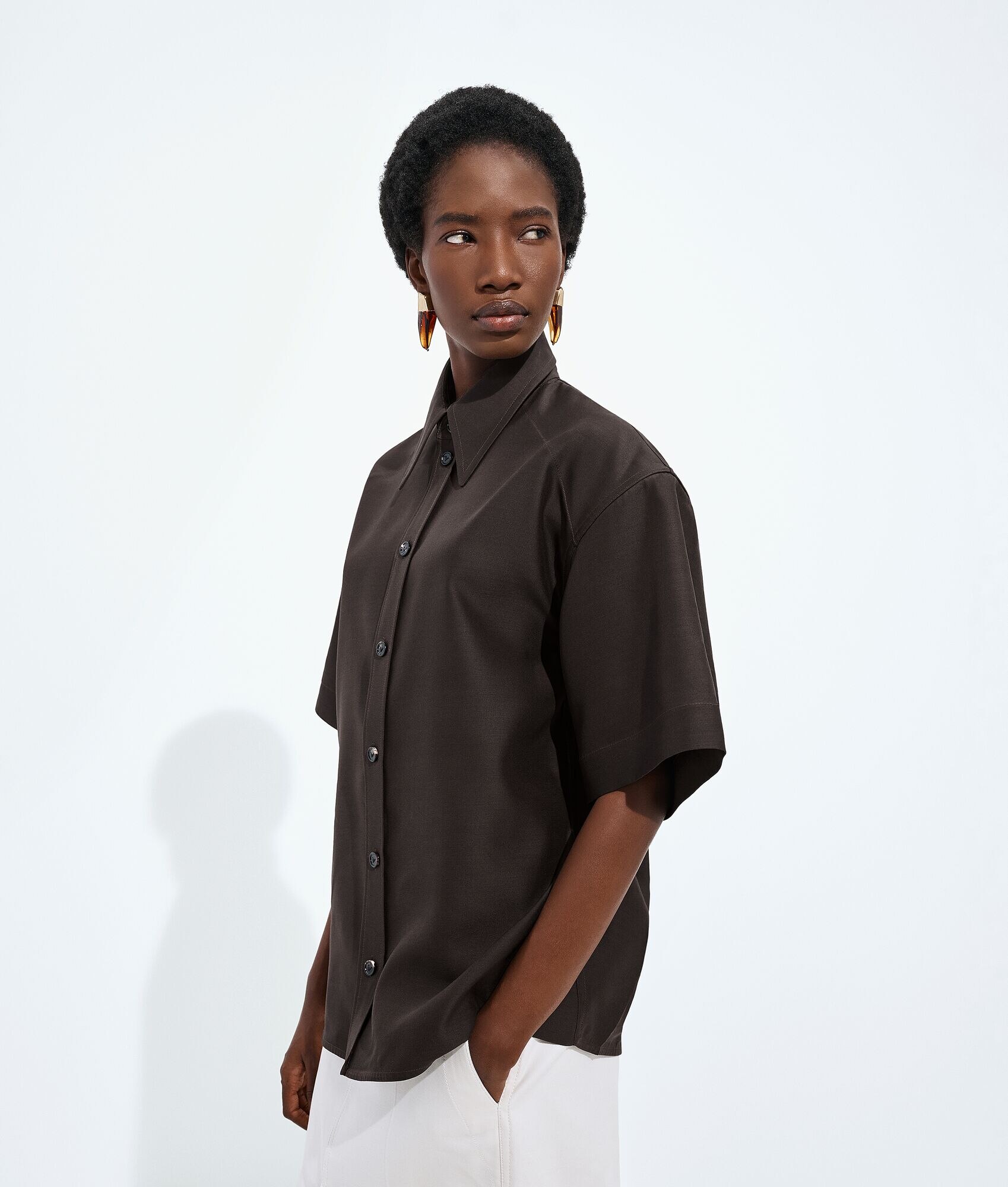 Wool and Silk Toile Shirt