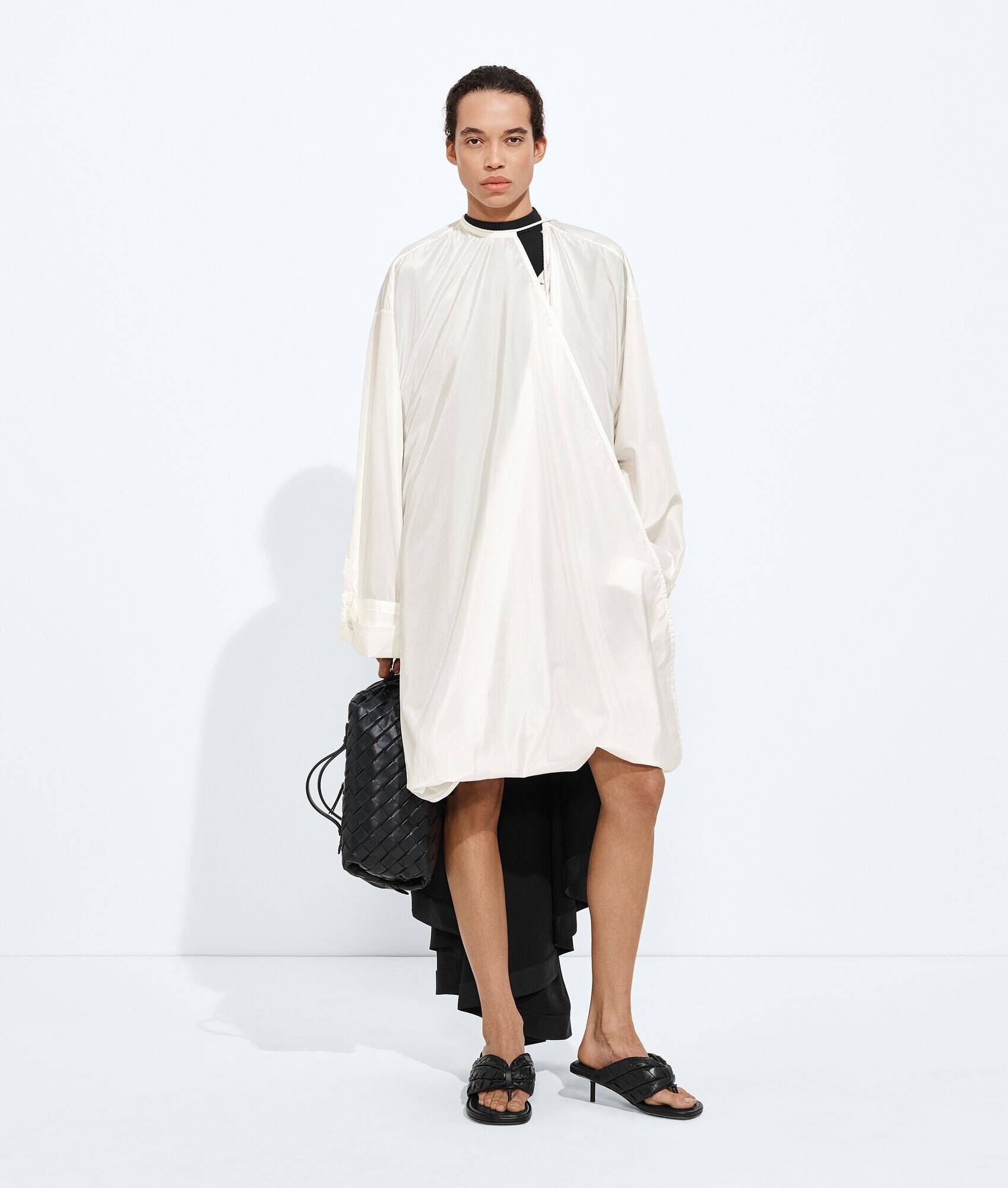 Washed Silk Taffeta Shirt