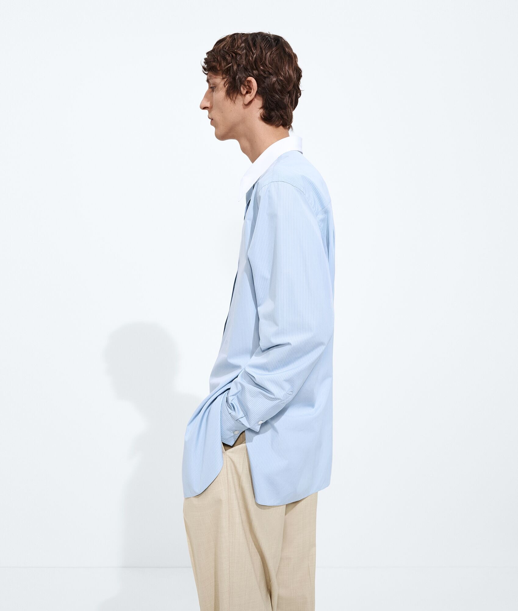 Striped Poplin Shirt