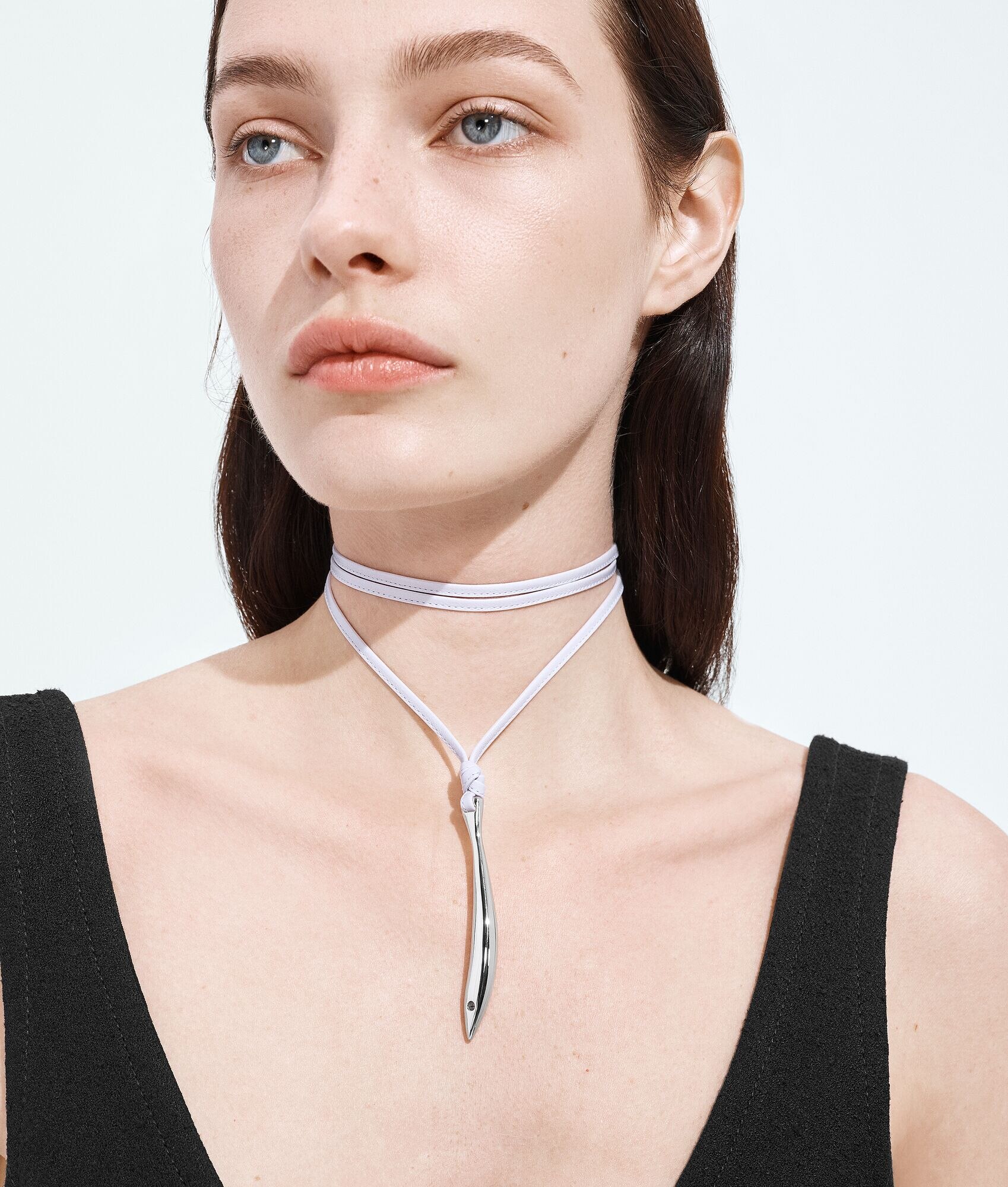 Sardine Leather Necklace