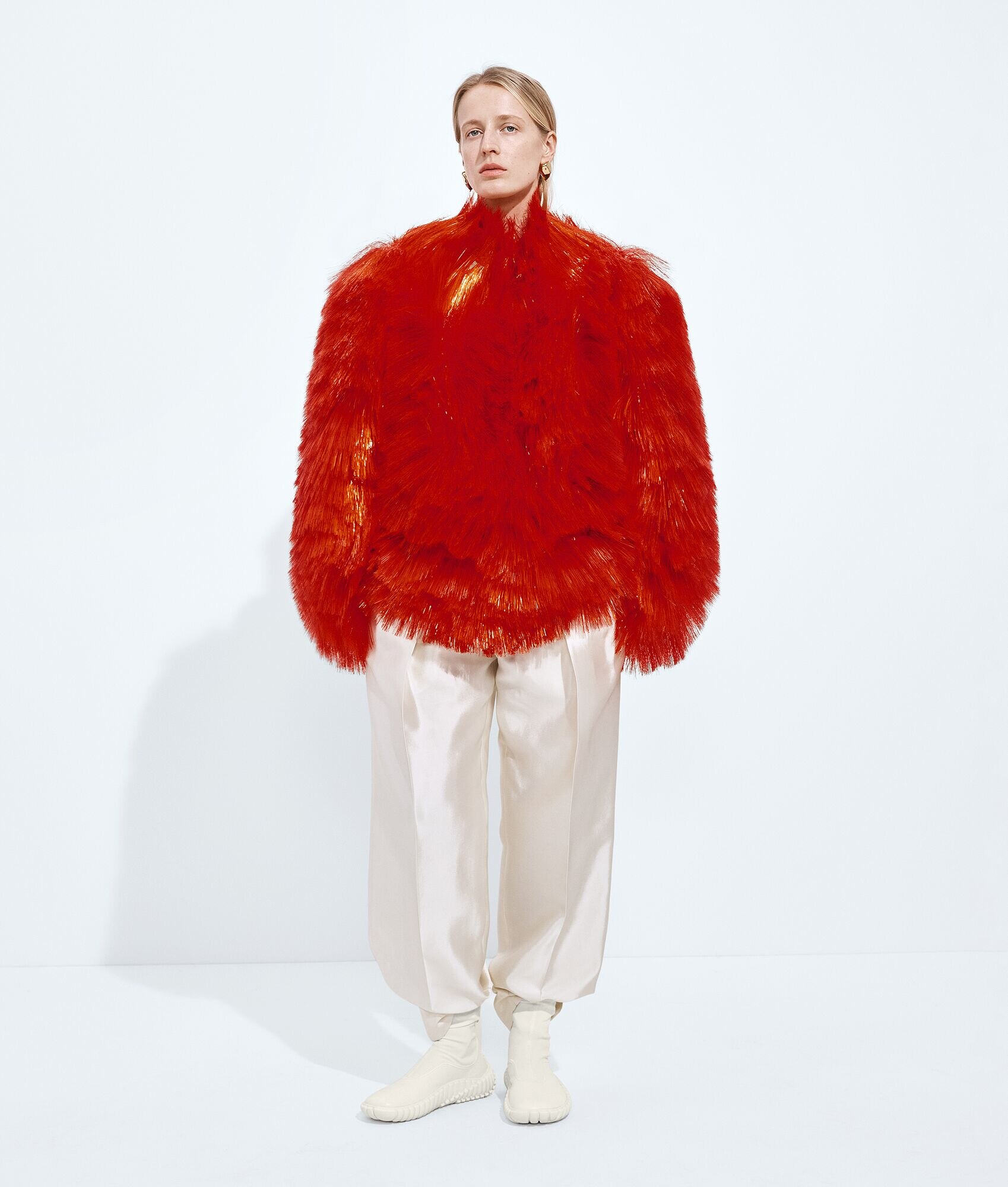 Fringed Embroidery Top