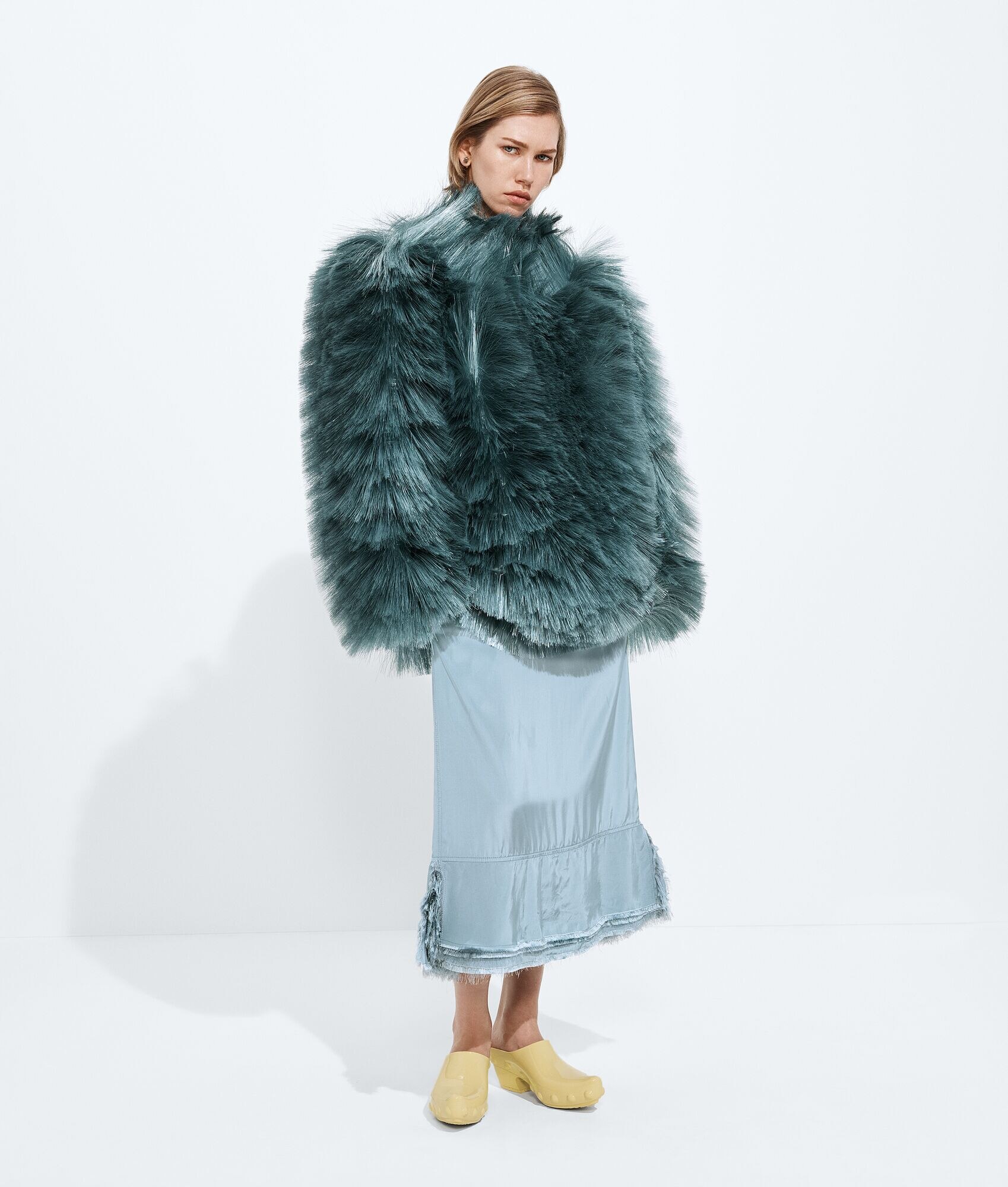 Washed Parachute Skirt